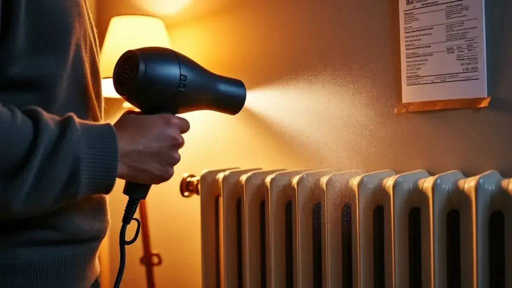 Boost uw radiator met een haardroger: de onverwachte tip om te besparen op uw rekening